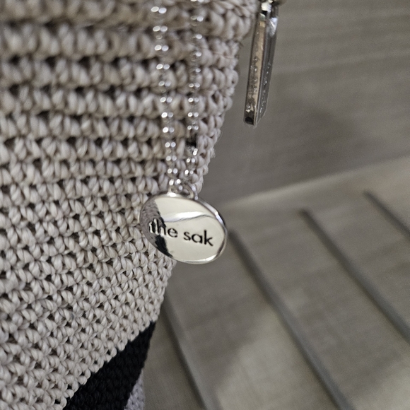 The Sak Large Knit Crochet Tote Bag - Picture 4 of 9